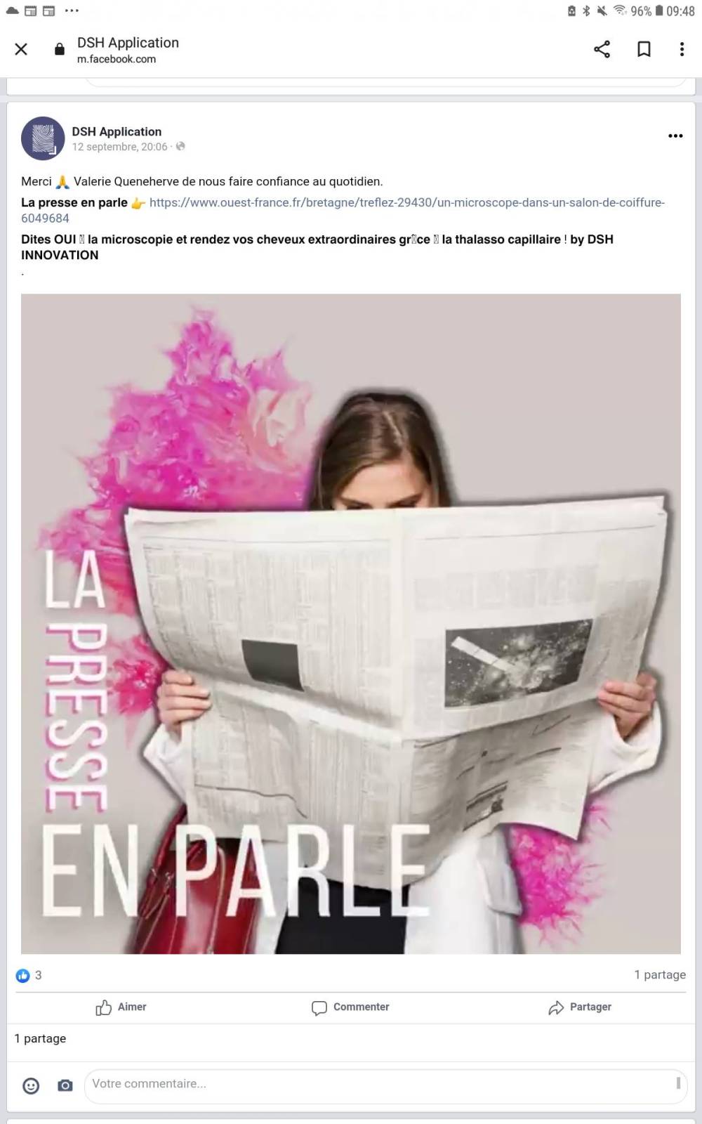 Microscopie capillaire aux Sables-d'Olonne Coiffure Les Roses (5)
